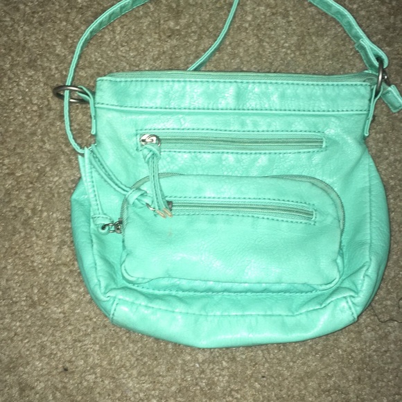 teal purse - Picture 2 of 3